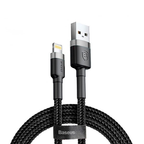 Baseus Cafule 1 Meter Nylon Braided Cable USB To Lightning QC3.0 2.4A