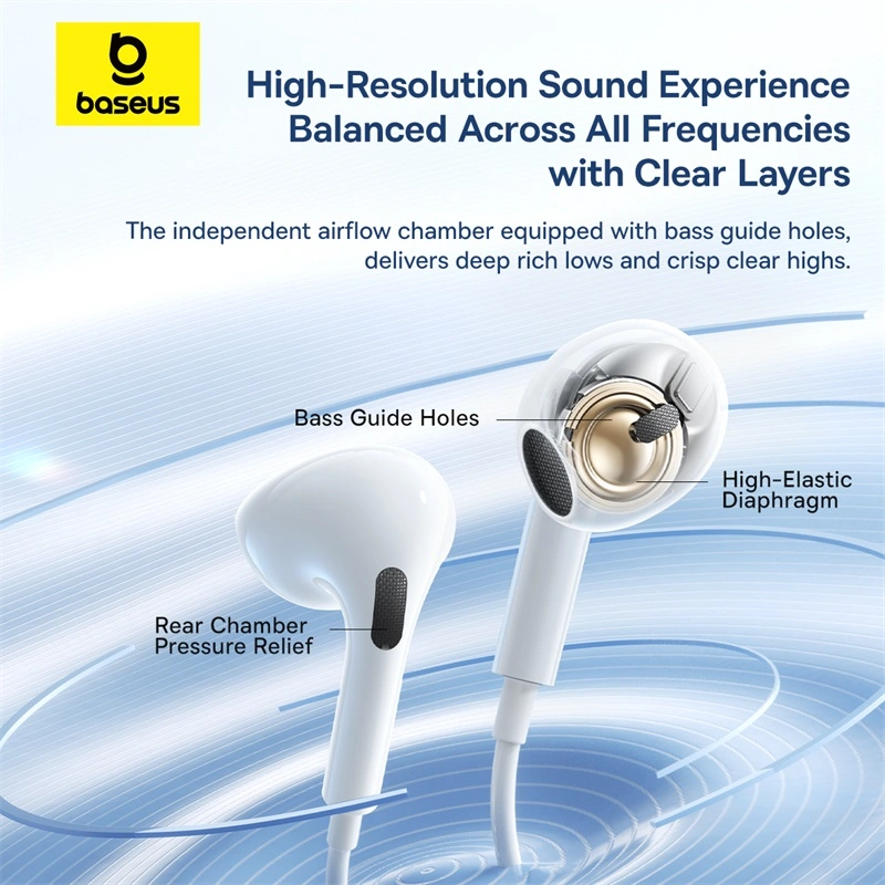 Baseus Encok HZ19 Wired Earphones - Image 4